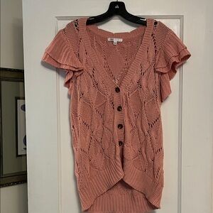 Cute Short-Sleeve Sweater!